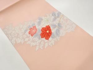 牡丹模様織出し名古屋帯